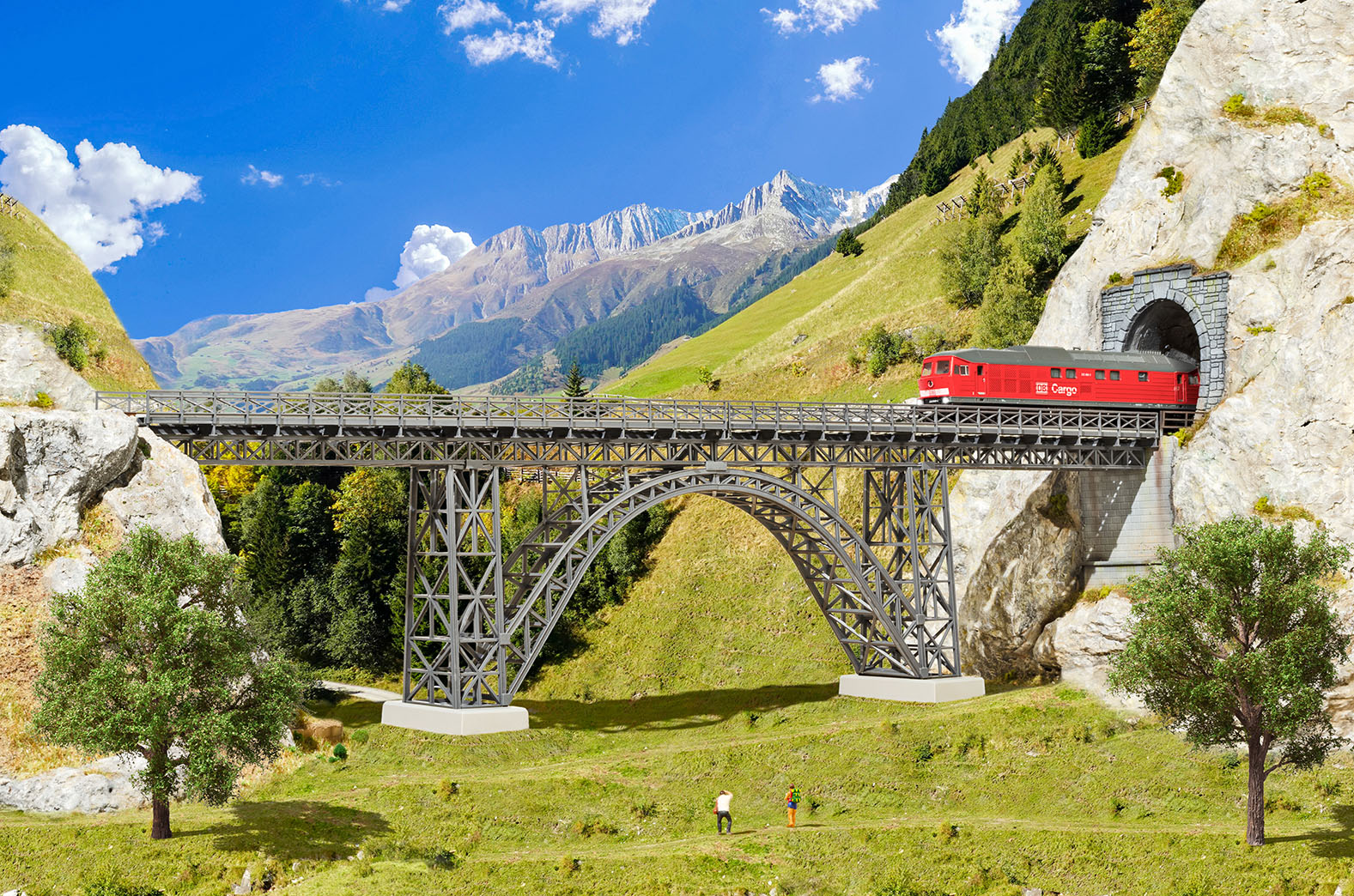 Kibri 39704 Müngstertal Viadukt, Stahlträger