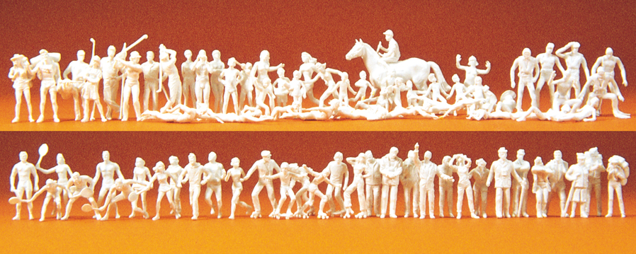 16346 Sport und Freizeit. 80 unbemalte Figuren