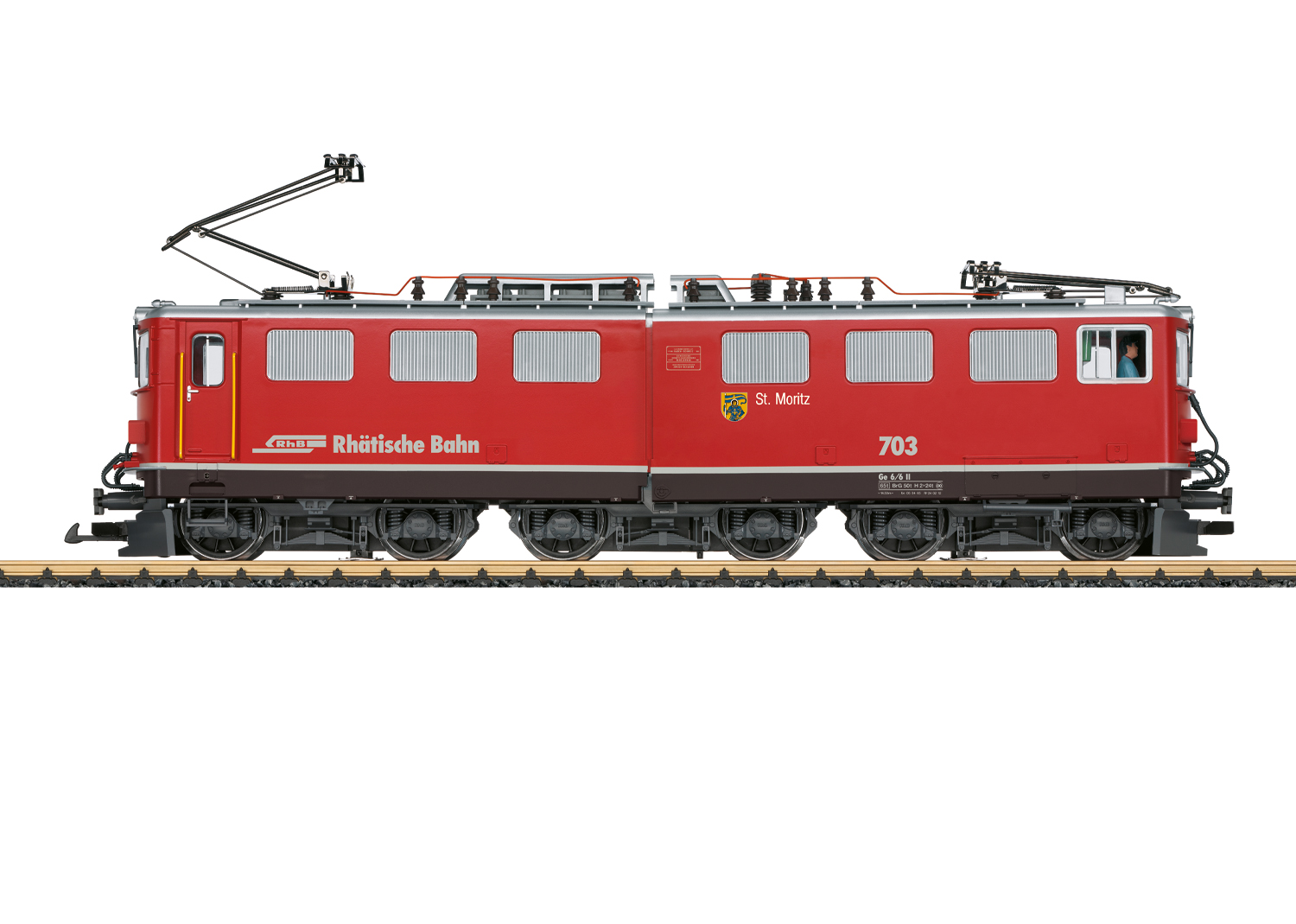 22064 RhB E-Lok Ge 6/6 II 703 "St.Moritz" Ep.6