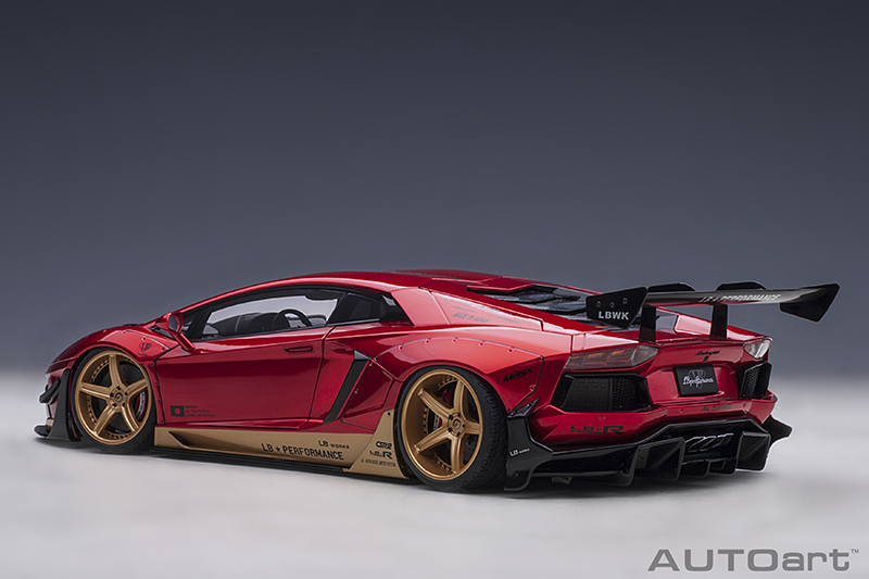 AUTOart 79182 LB-Works Lamborghini Aventador rot