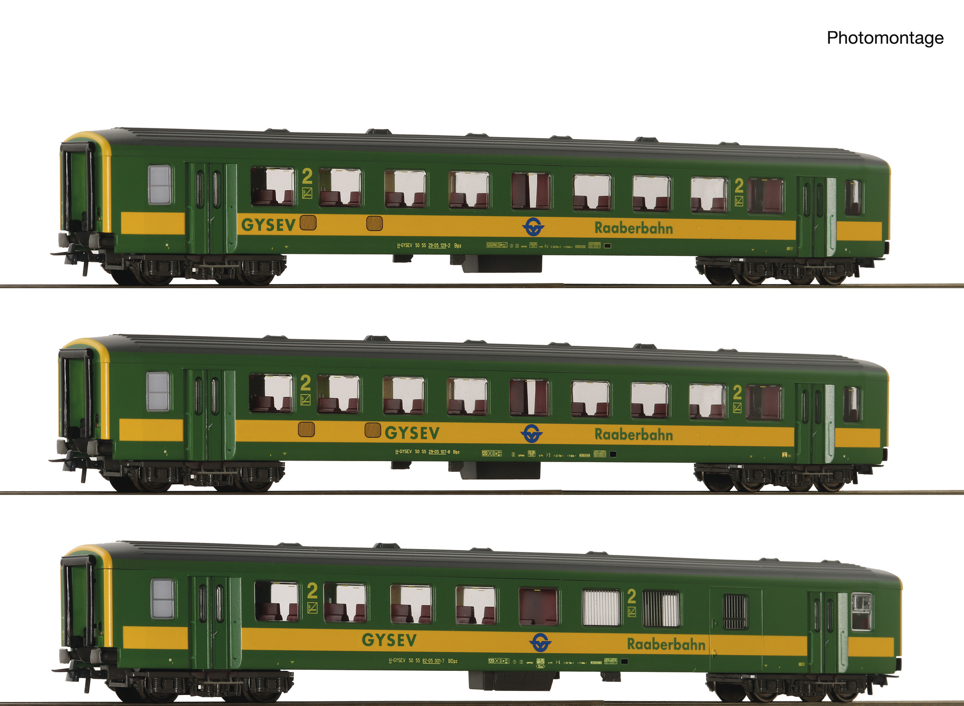 6200086 Gysev Schlierenwagen-Set 3-tlg. Ep.5/6