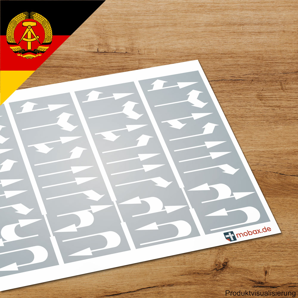 DE-W-24-N Pfeile-Set DDR