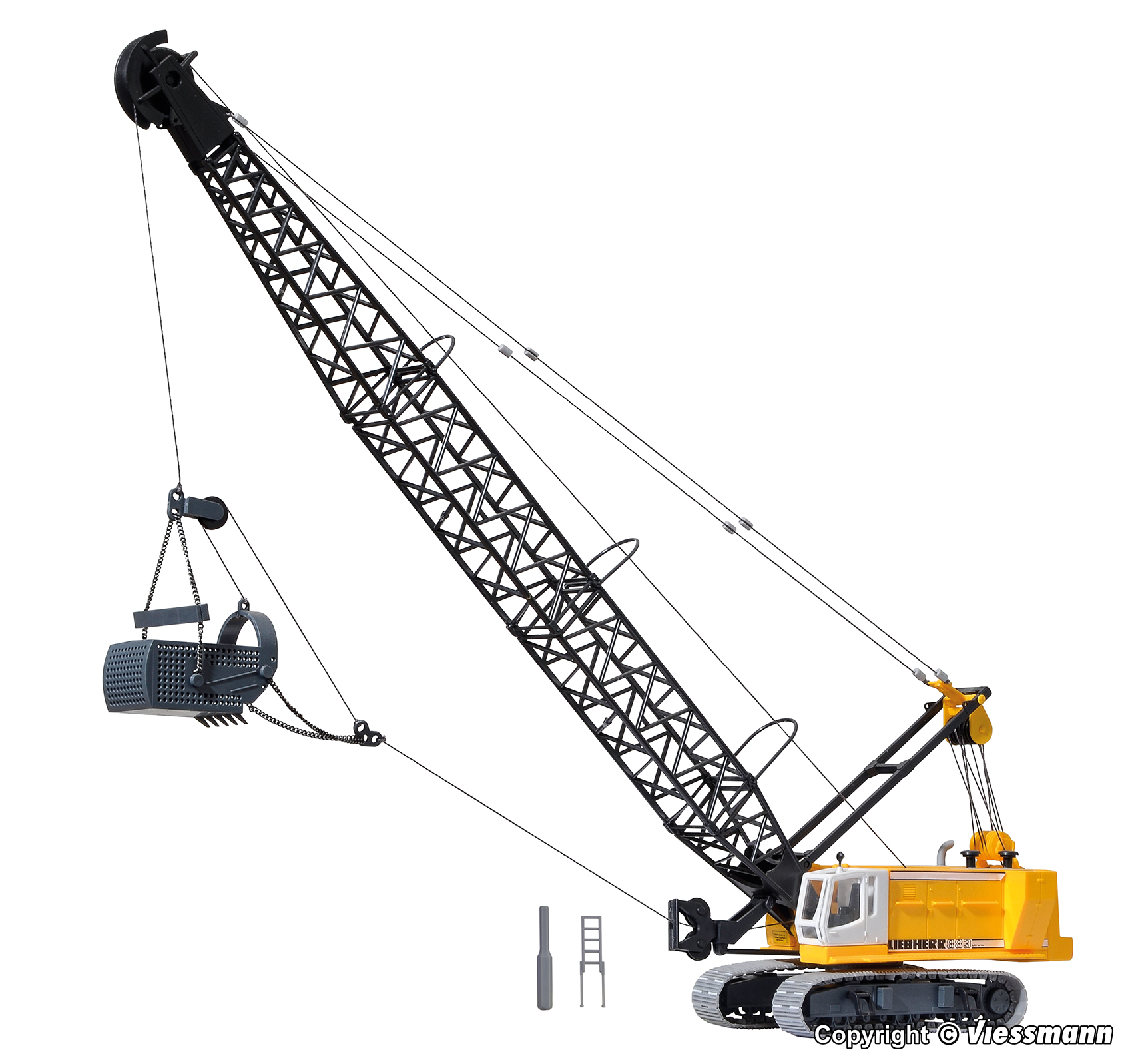 11254 Liebherr Seilbagger mit Schleppschaufel