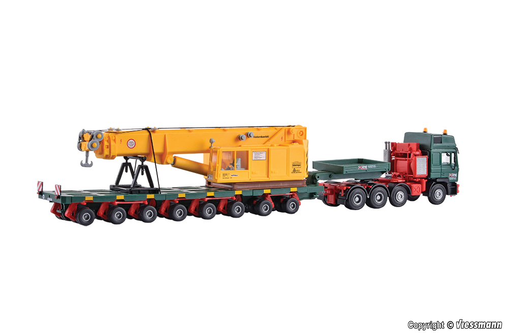 13600 H0 MB SK mit Scheuerle Plattf