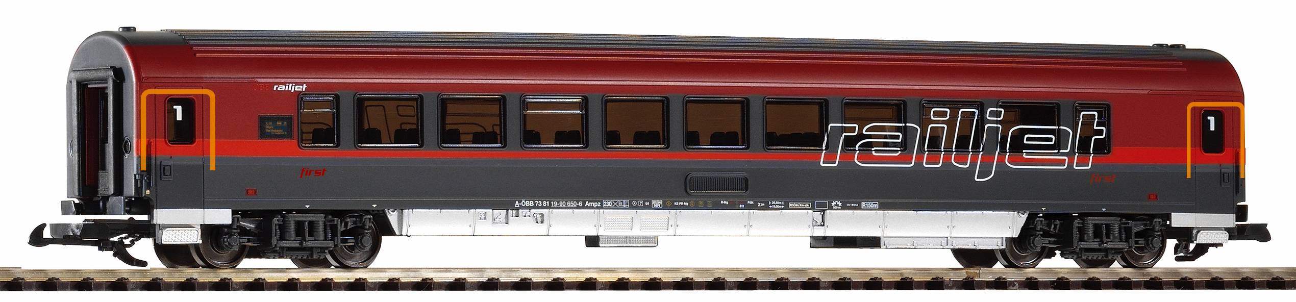 37666 ÖBB Railjet Personenwagen 1.Kl. Ep.6