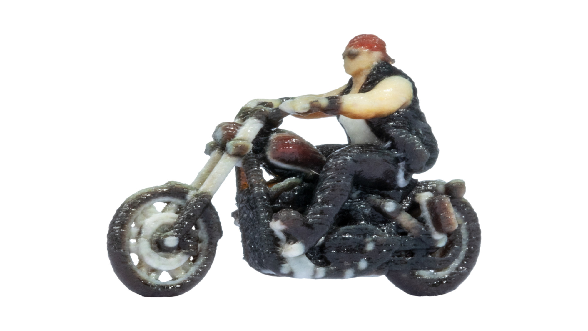 10903 Chopper mit Rocker fahrend