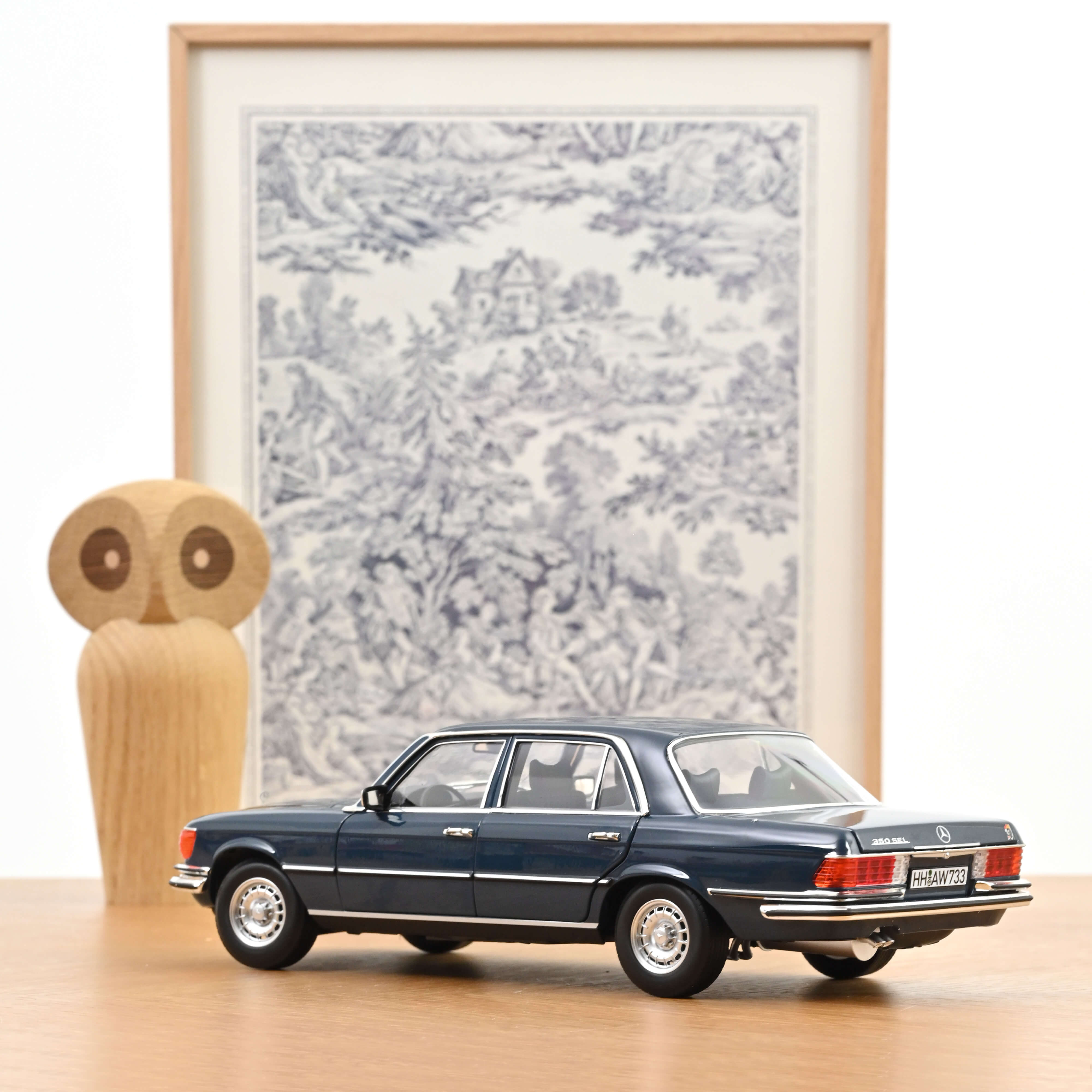 Norev 183976 MB 350 SEL Lim. hansa blau (1979)