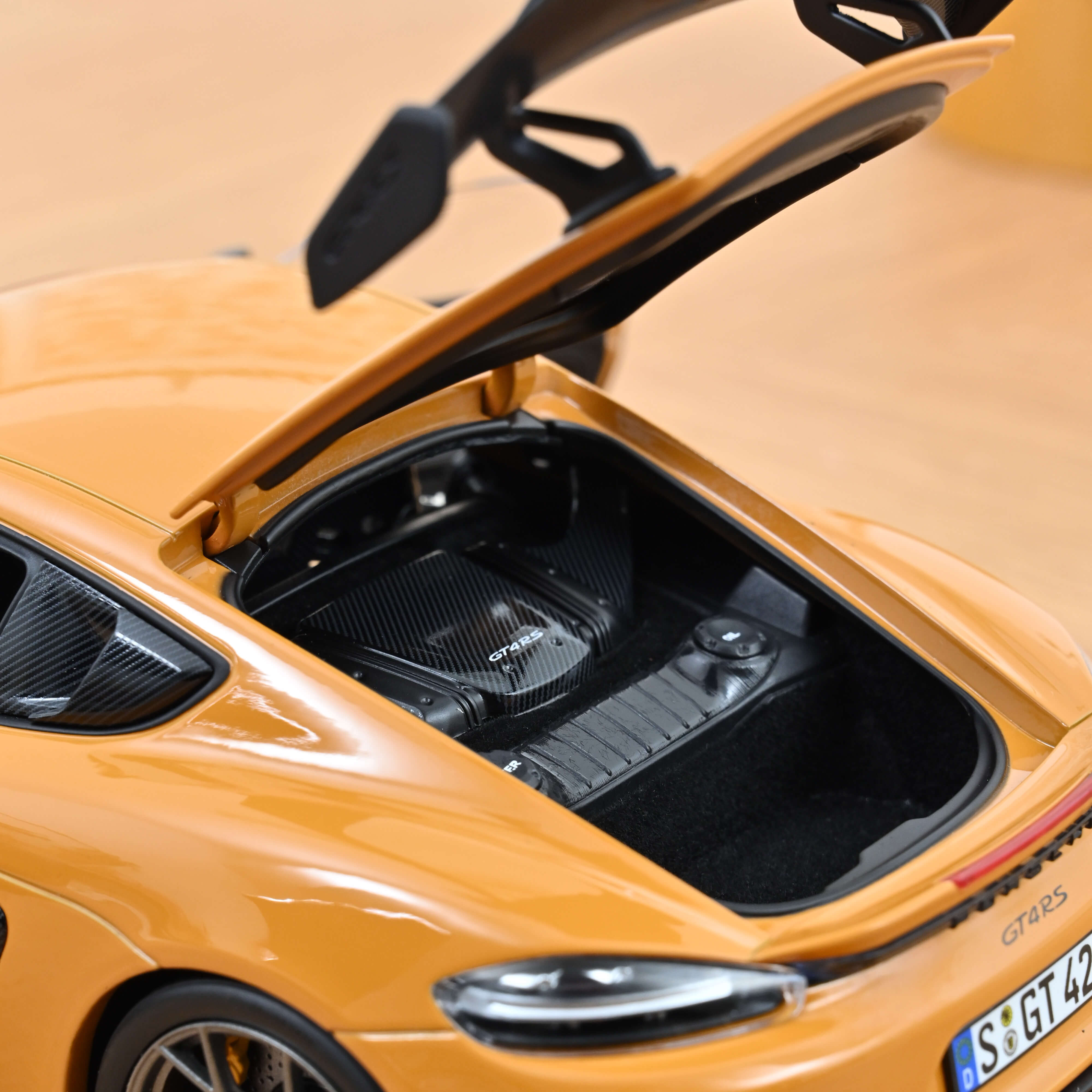Norev 187252 Porsche Cayman GT4 RS w/Weissach yellow