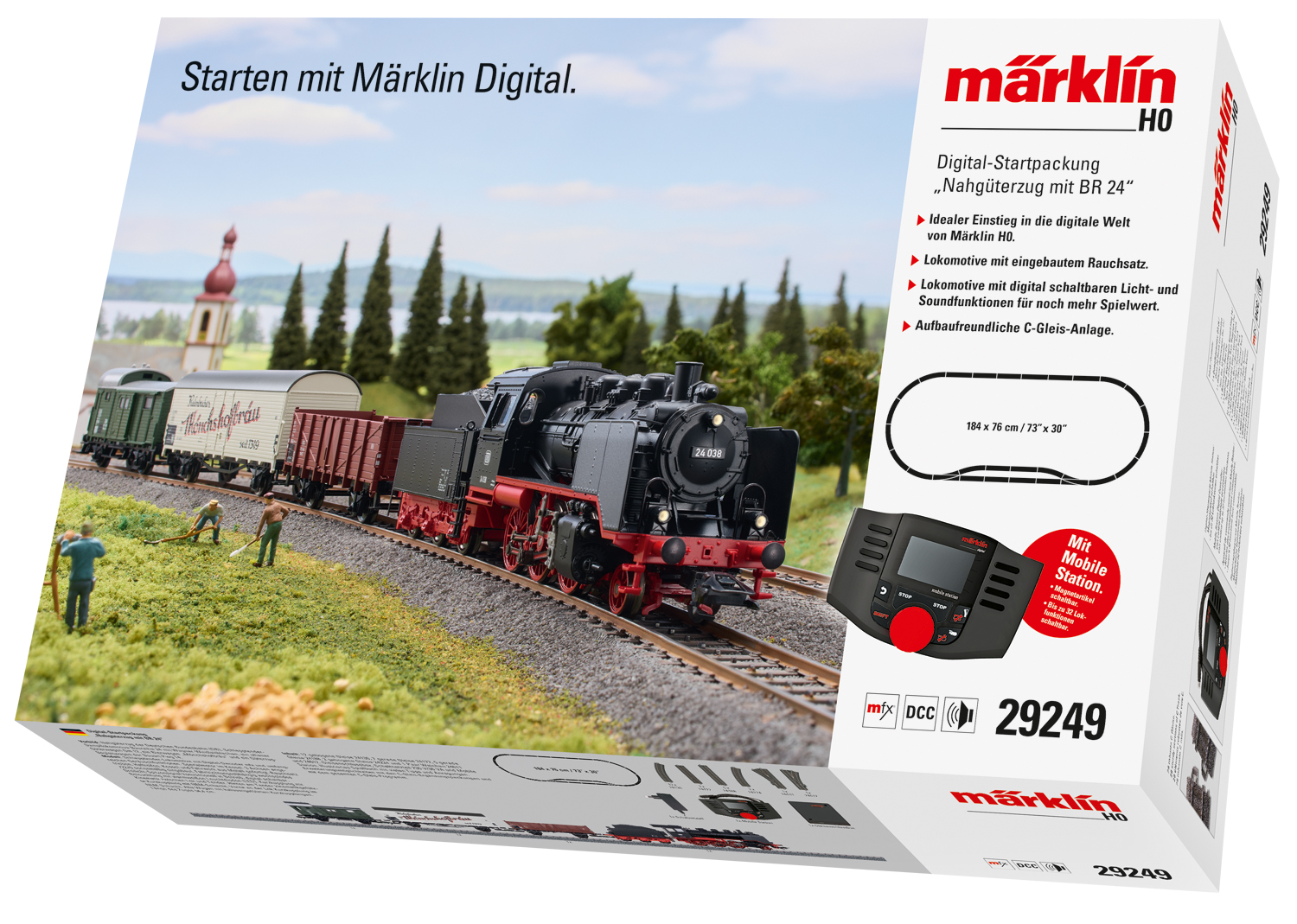 29249 Dig.-Startp. DB BR 24 + Nahgüterzug Ep.3