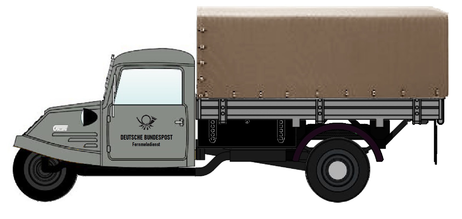 NA88521 Goliath GD 750 Set  Deutsche Bundespost