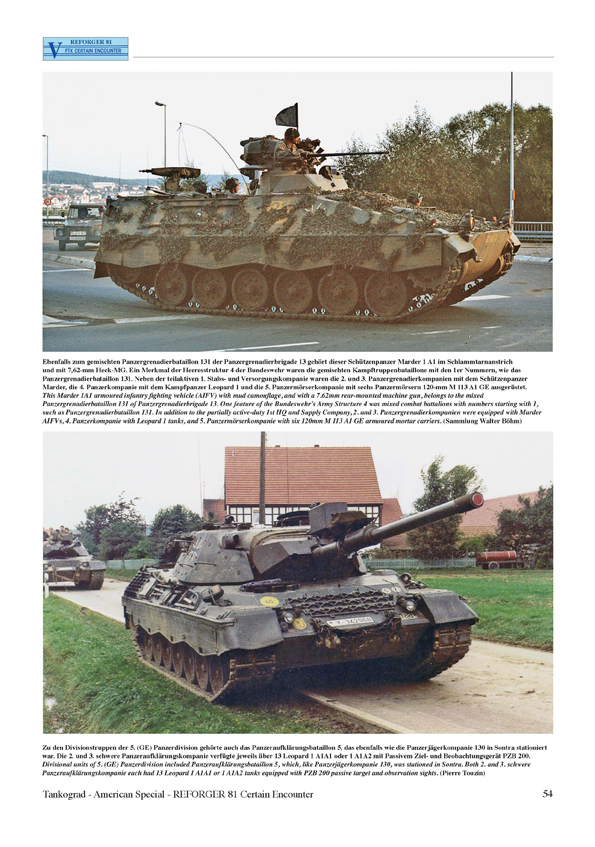 Tankograd TG3057 REFORGER 81 Certain Encounter