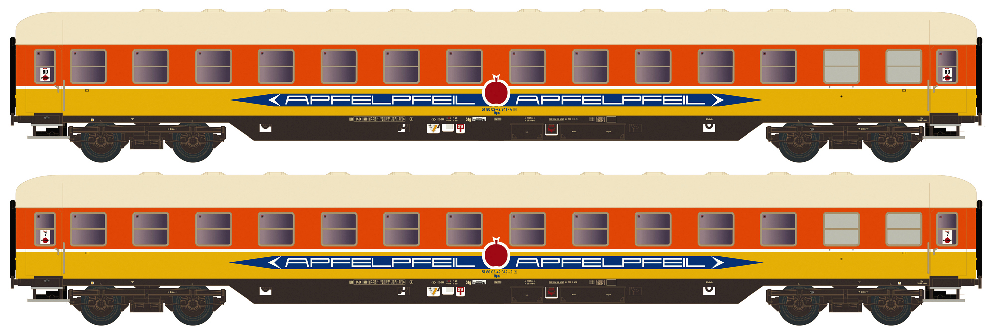 22216 DB/Apfelpfeil Liegewagen-Set Bcm 53 Ep.4