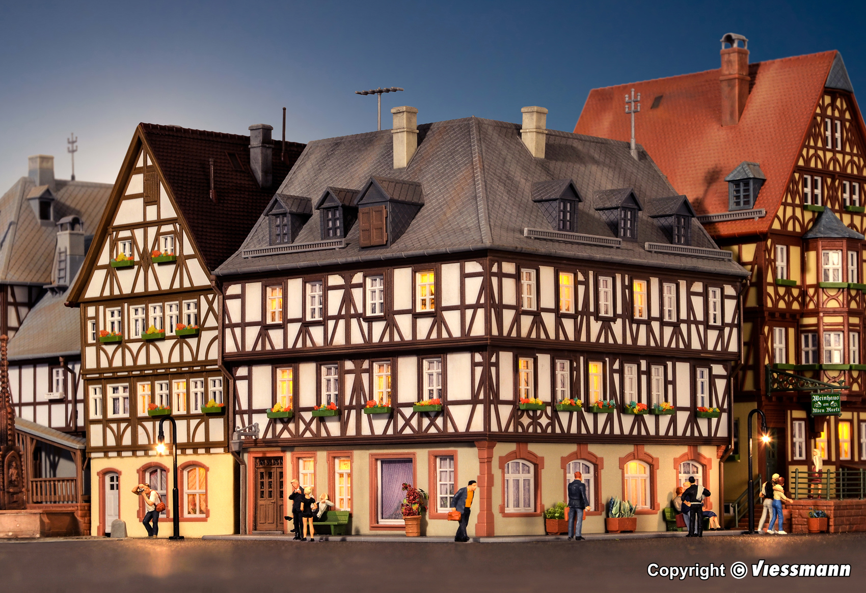 Kibri 38904 Fachwerk-Eckhaus Miltenberg