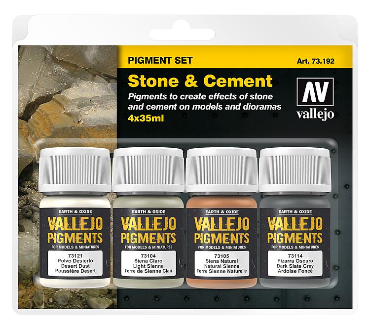 73192 Pigment-Set - Stein und Beton