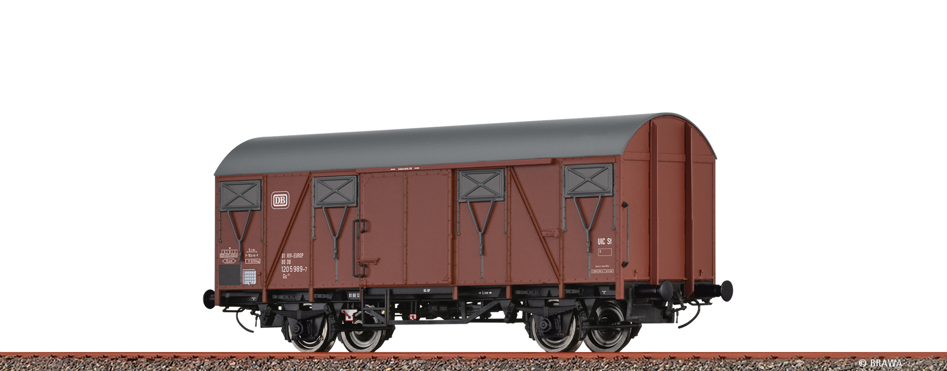 50154 DB gedeckter Güterwagen Gs 210 Ep.4