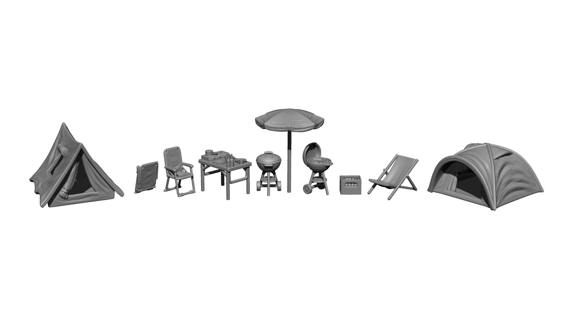 16424 3D-Kit Beim Camping