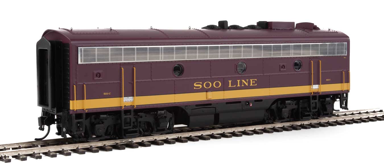 WalthersProto 42520 SOO Line Dieselloks FP7/F7B #501A/C