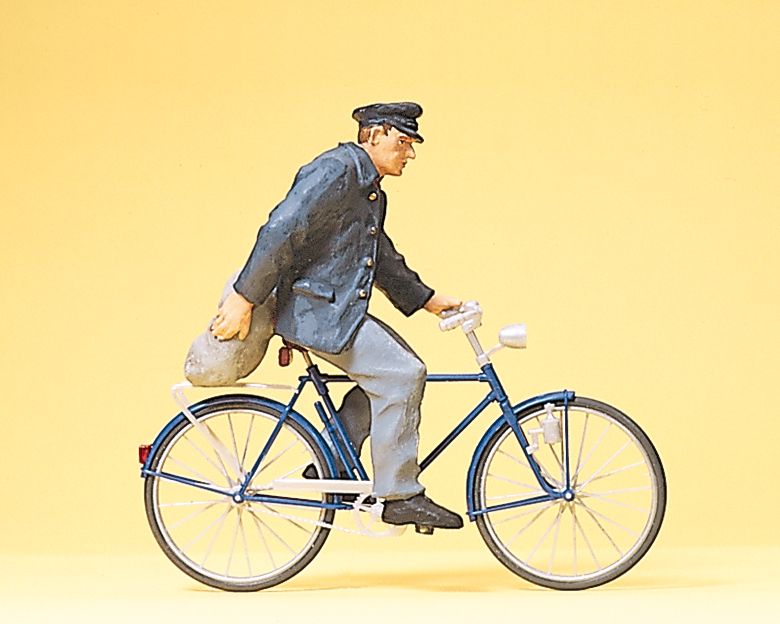 Preiser 45067 Bauer auf Fahrrad
