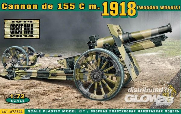 ACE 72544 Cannon de 155 C m.1918 (wooden wheels)