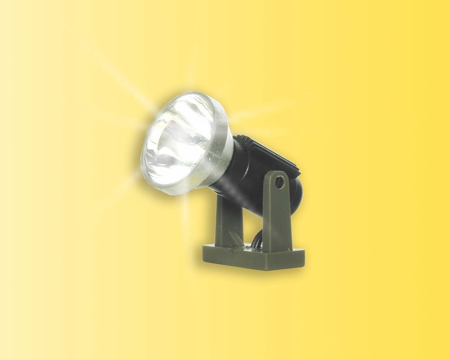9330 Flutlichtstrahler nieder mit LED, weiß