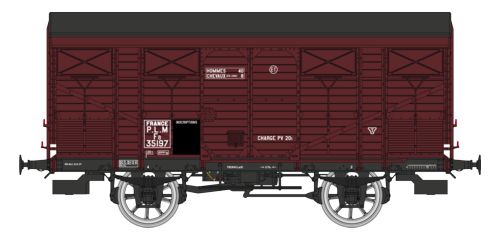 WB-736 PLM Gedeckter Güterwagen Ep.2