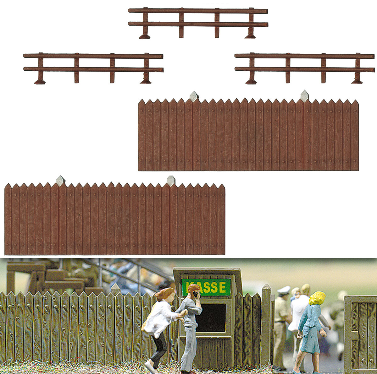 6015 Bretter- und Weidenzäune