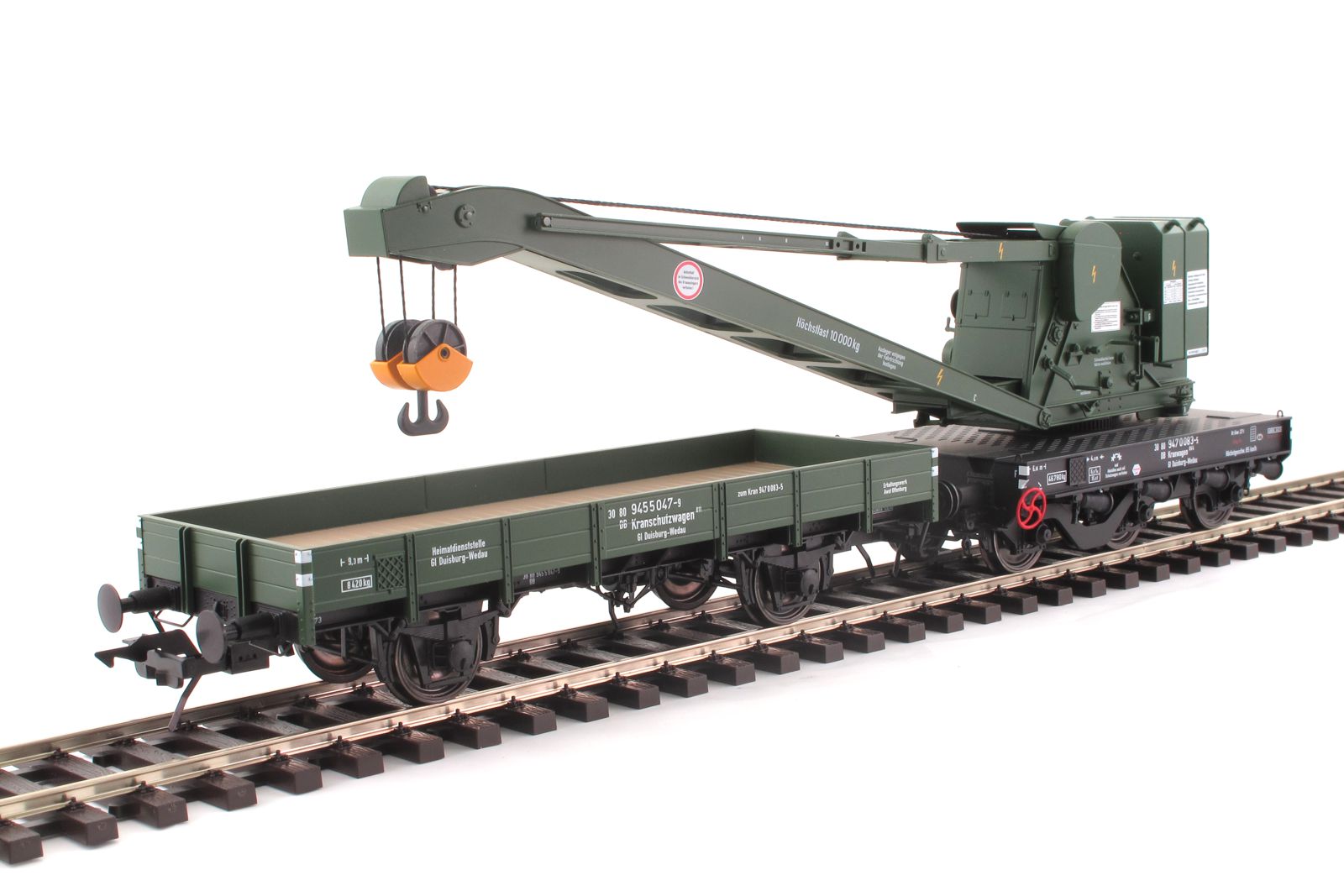 42450-06 DB Kran Wyhlen, grün, Ep.4, Schutzwagen