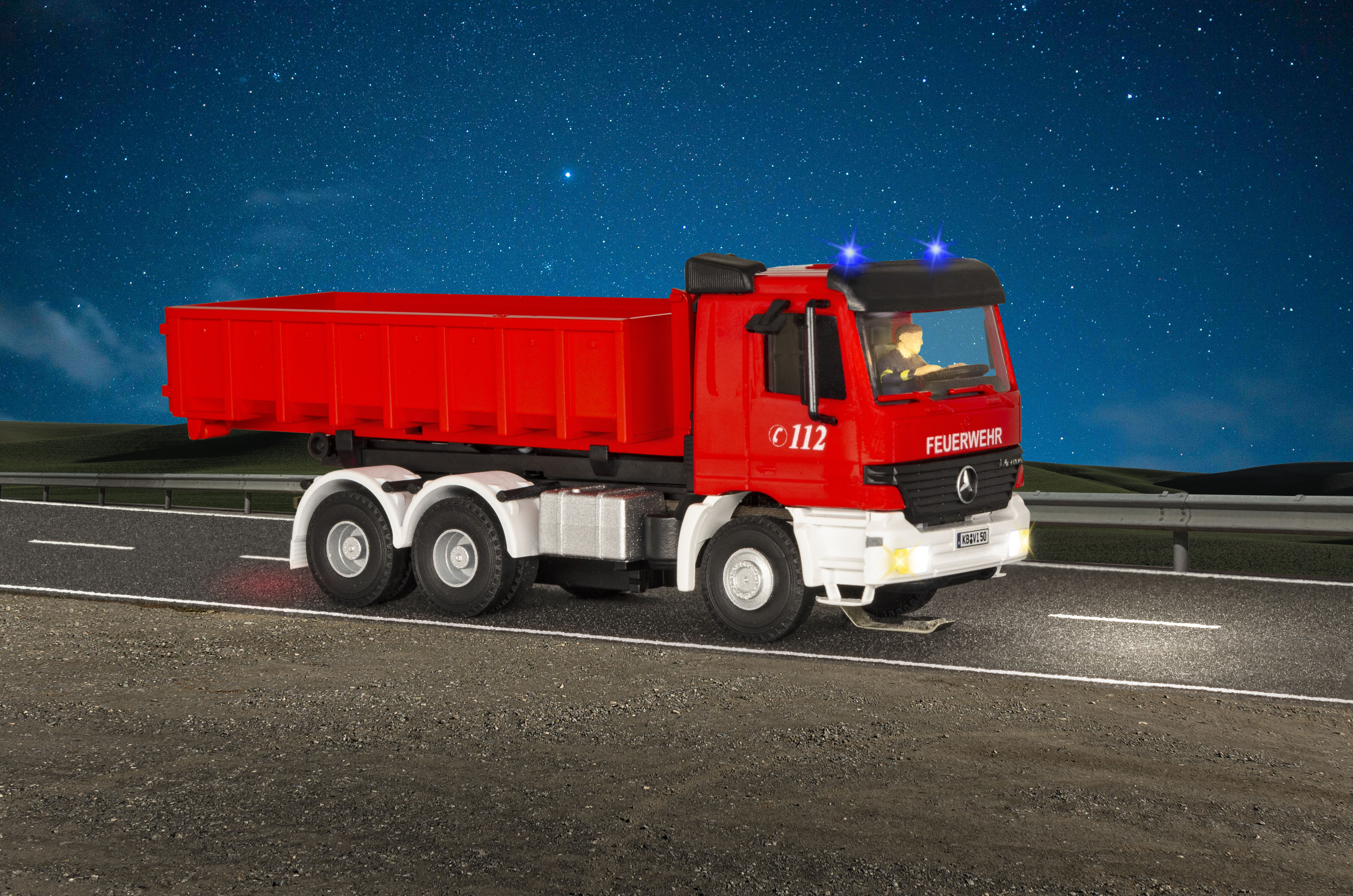 Viessmann 8050 CarMotion: MB Actros Abrollkipper FW