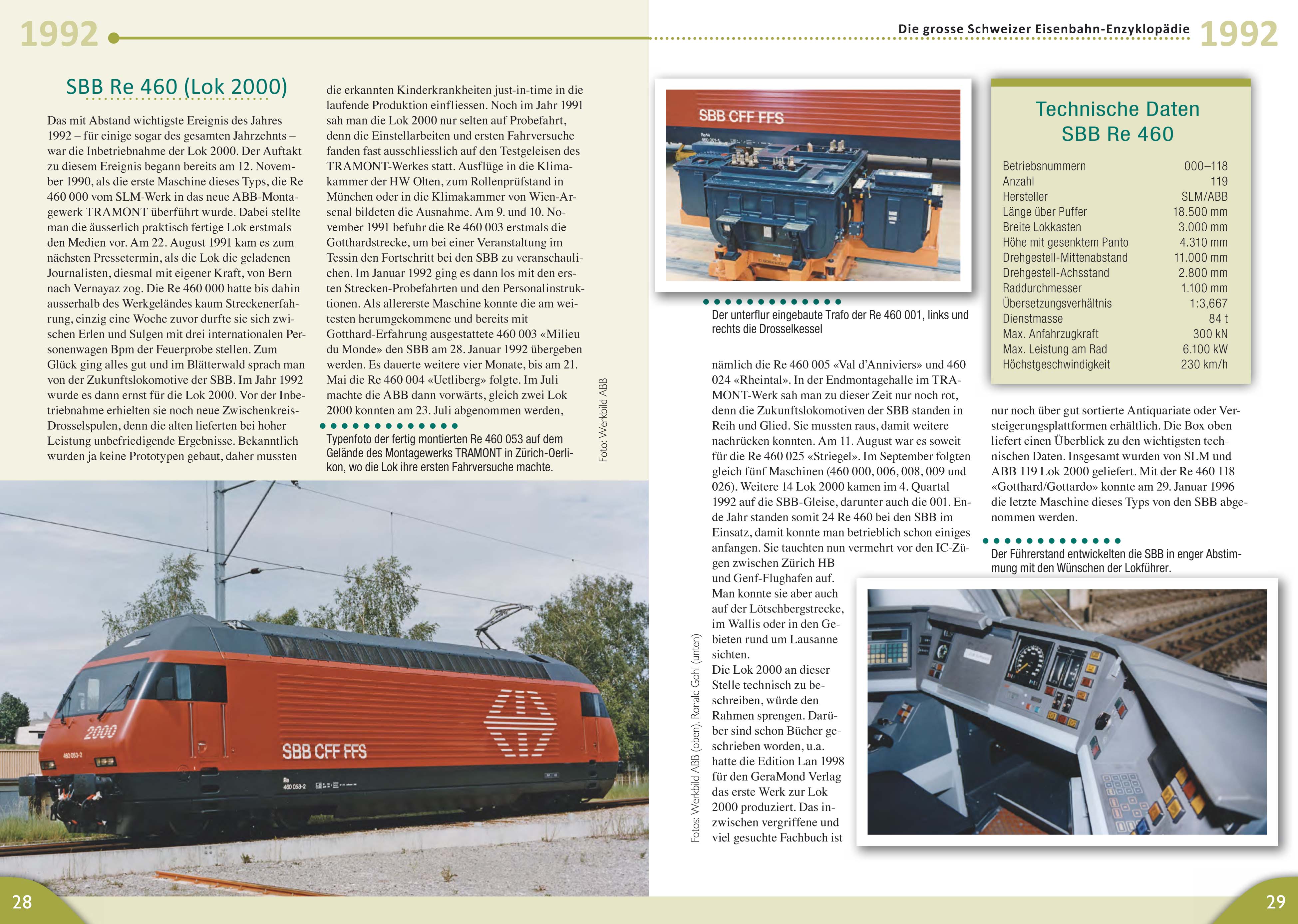 Edition Lan 923-3 Schweizer Bahnen - 1990er Jahre