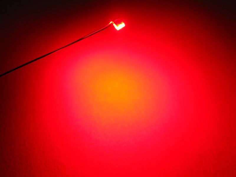 50260 LED SMD 0805 mit Lackdraht rot