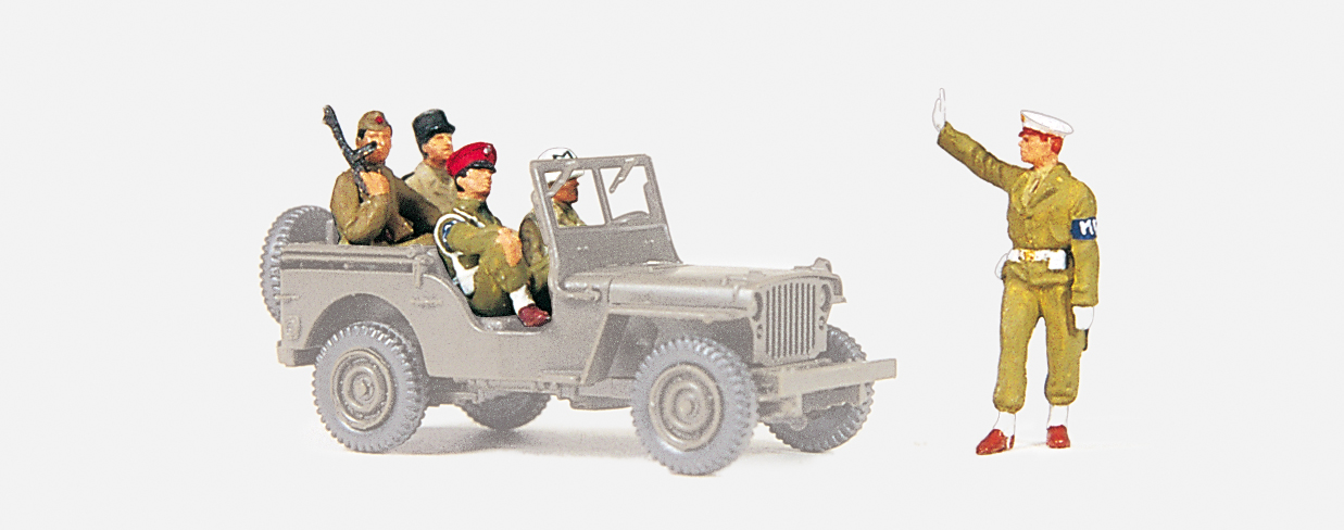 72529 Militärpolizei. Wien 1945. 5 unbemalte