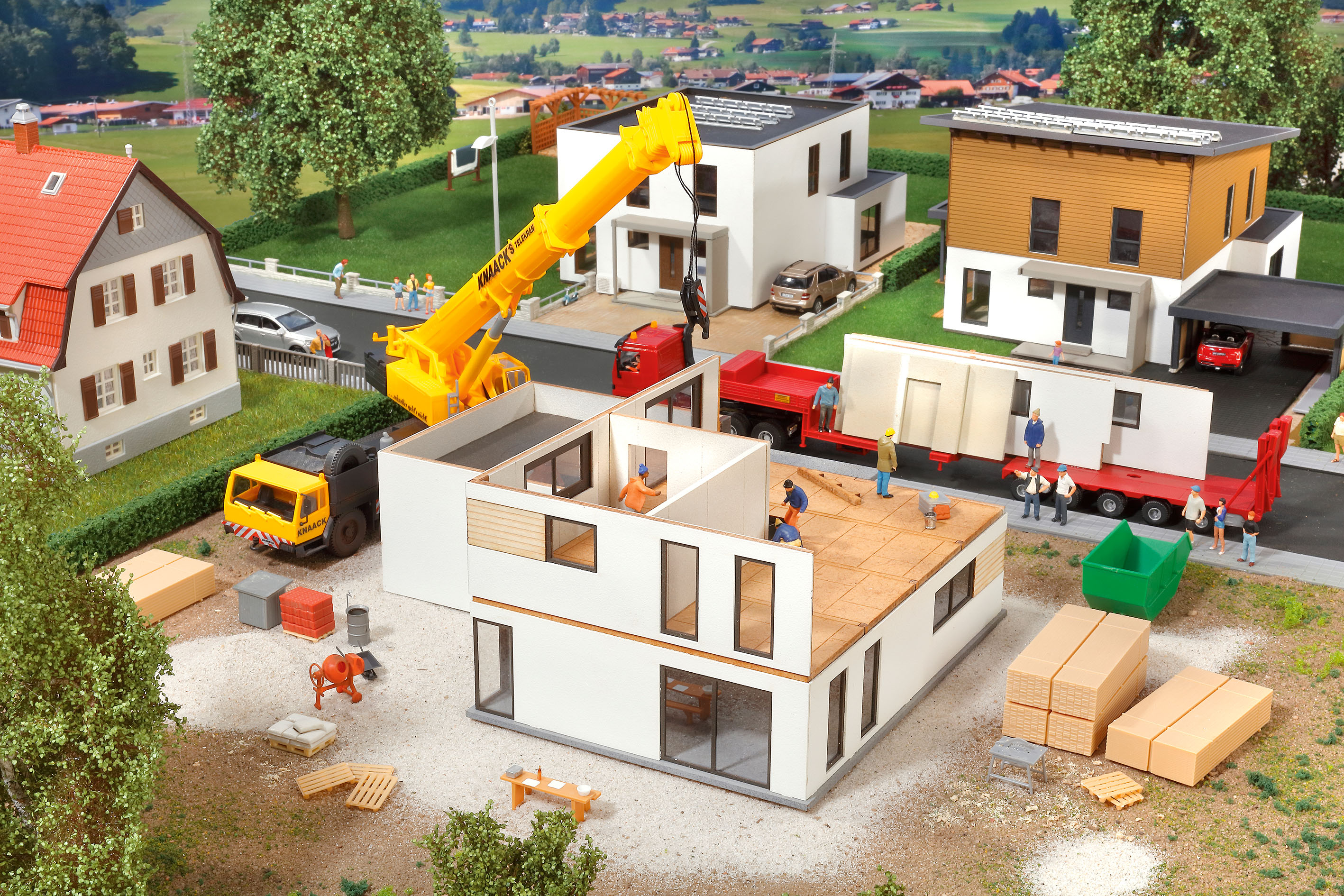 38335 H0 Kubushaus Julia im Bau