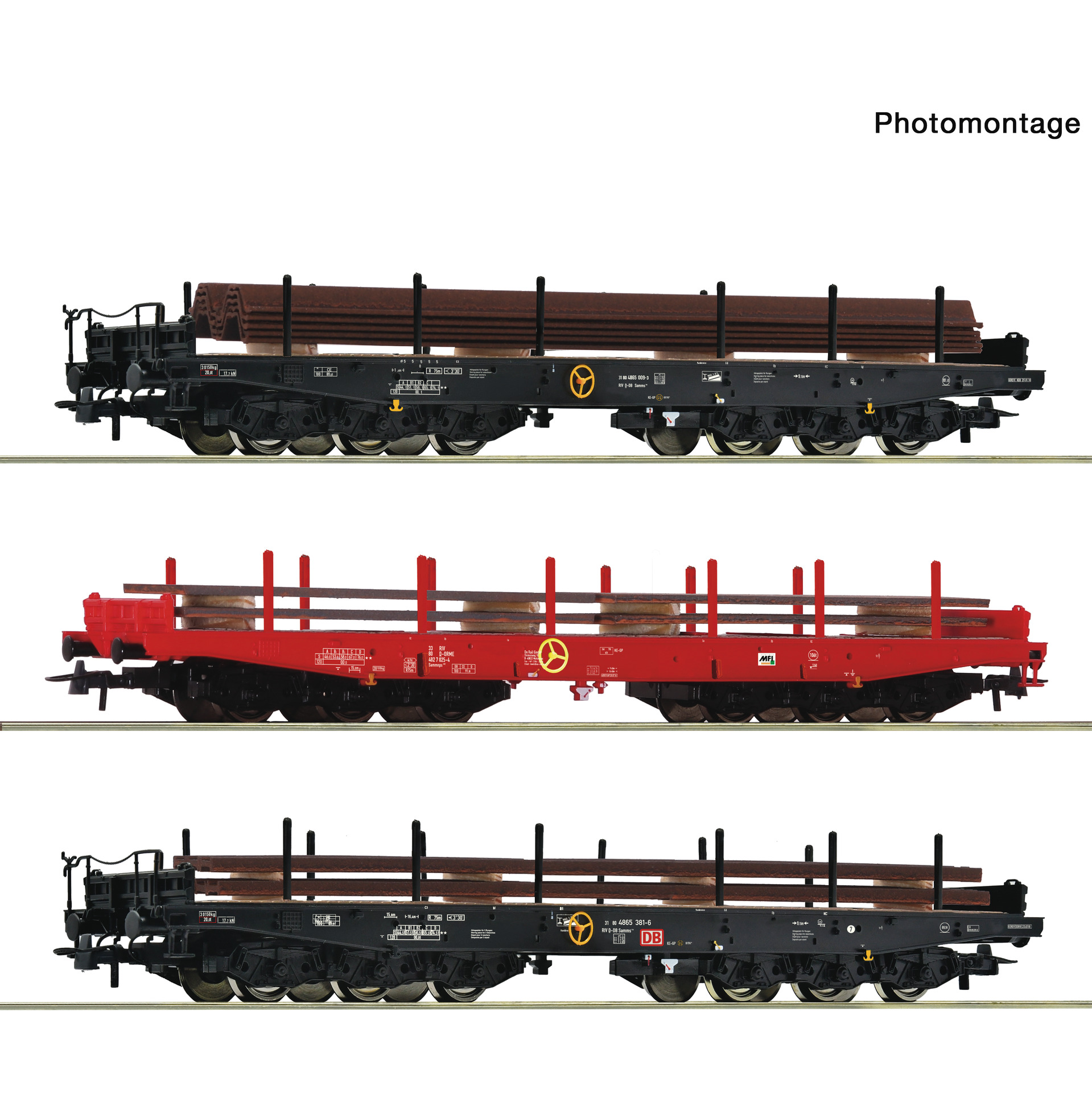 6600350 DB AG Stahlzug-Set 3-tlg. Ep.6