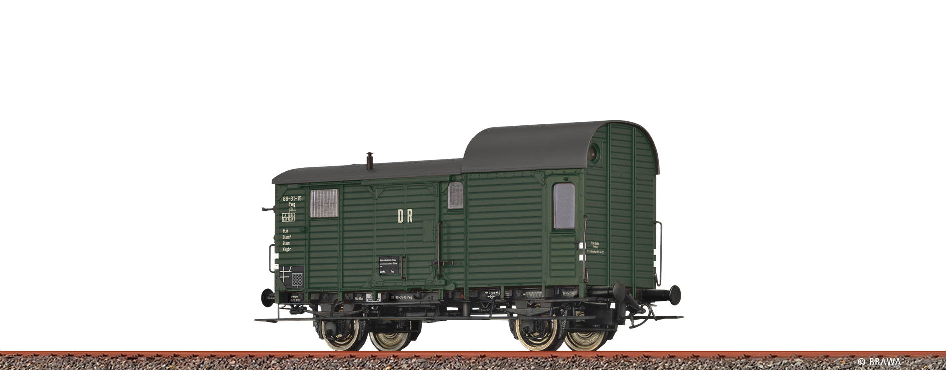 49432 DR Güterzug-Gepäckwagen Pwg Ep.3