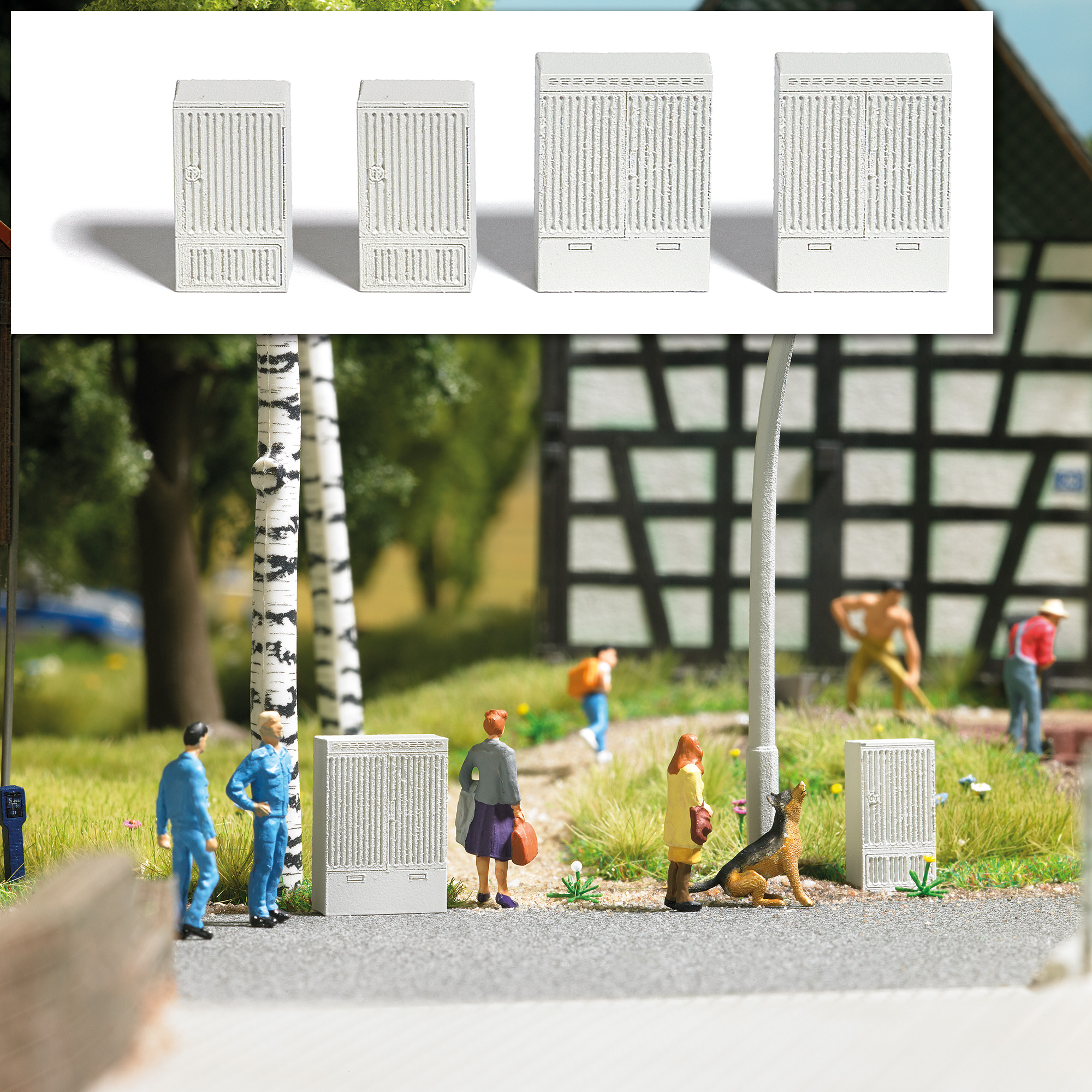 7772 Mini-Set: Kabelverzweigerkästen
