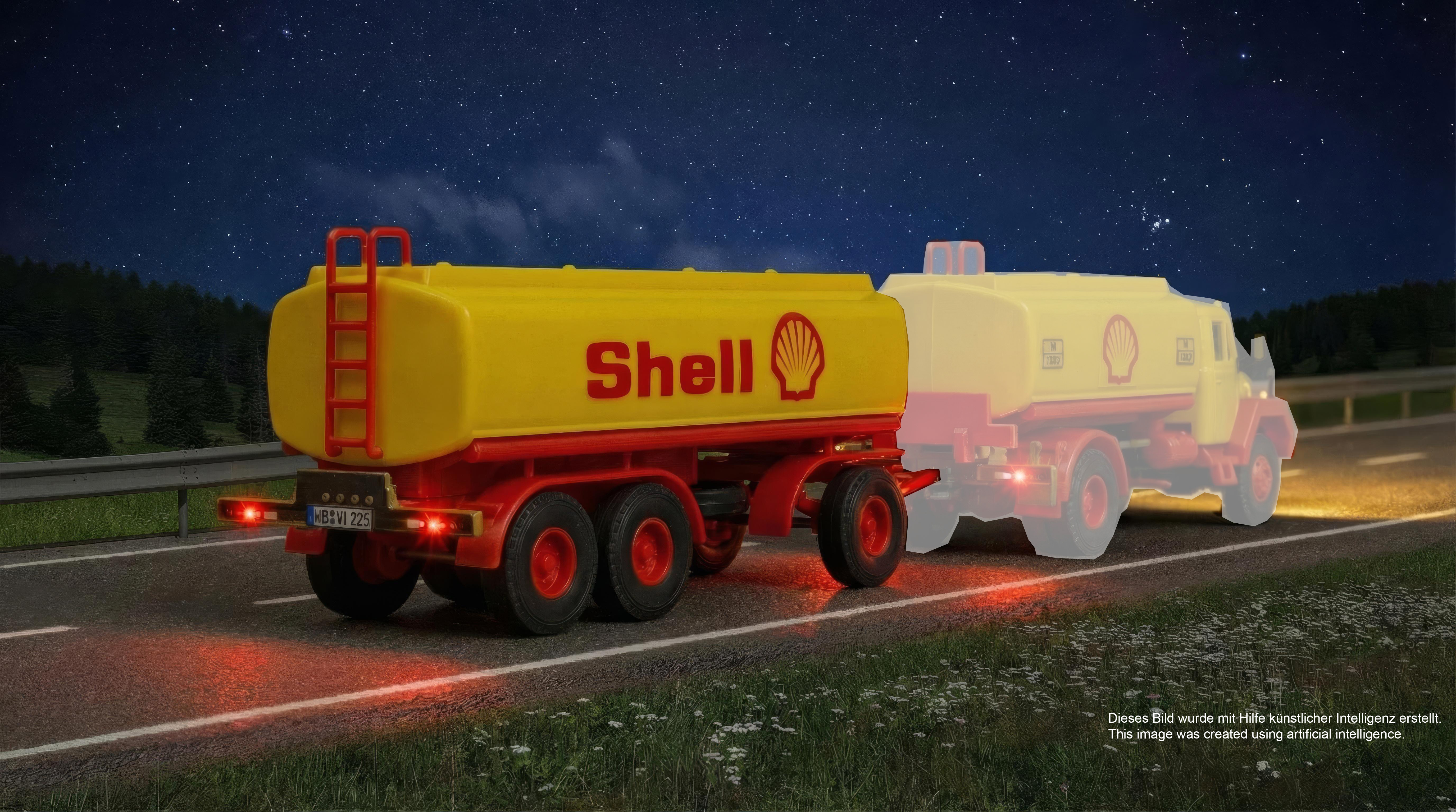 Viessmann 8231 H0 3-achs Shell Tankanhänger