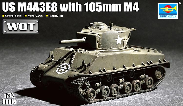 757168 M4A3E8 mit 105mm M4