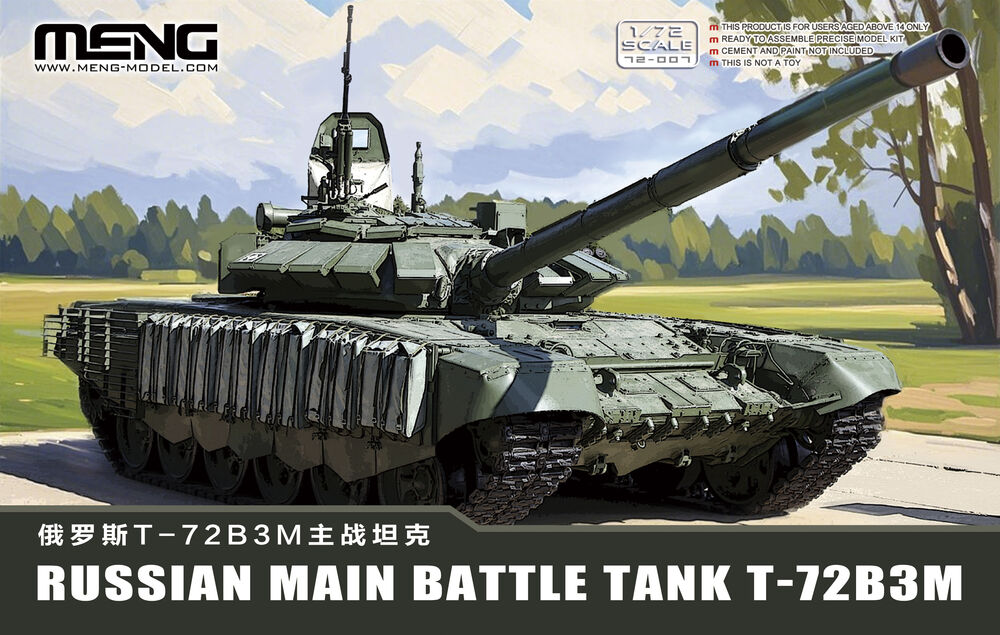 72-007 Russian Main Battle Tank T-72B3M