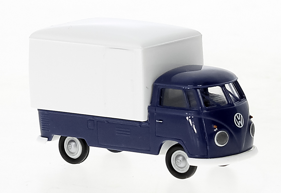 32856 VW T1/2b Großraumkoffer dunkelblau/weiß