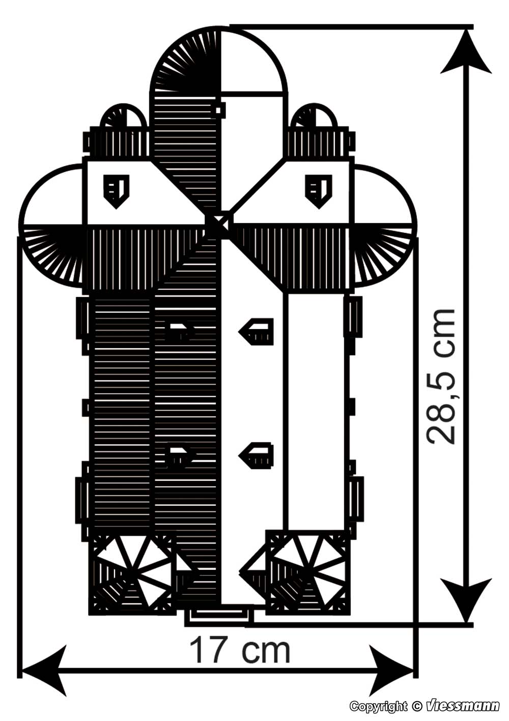 Kibri 37025 Siegtaldom