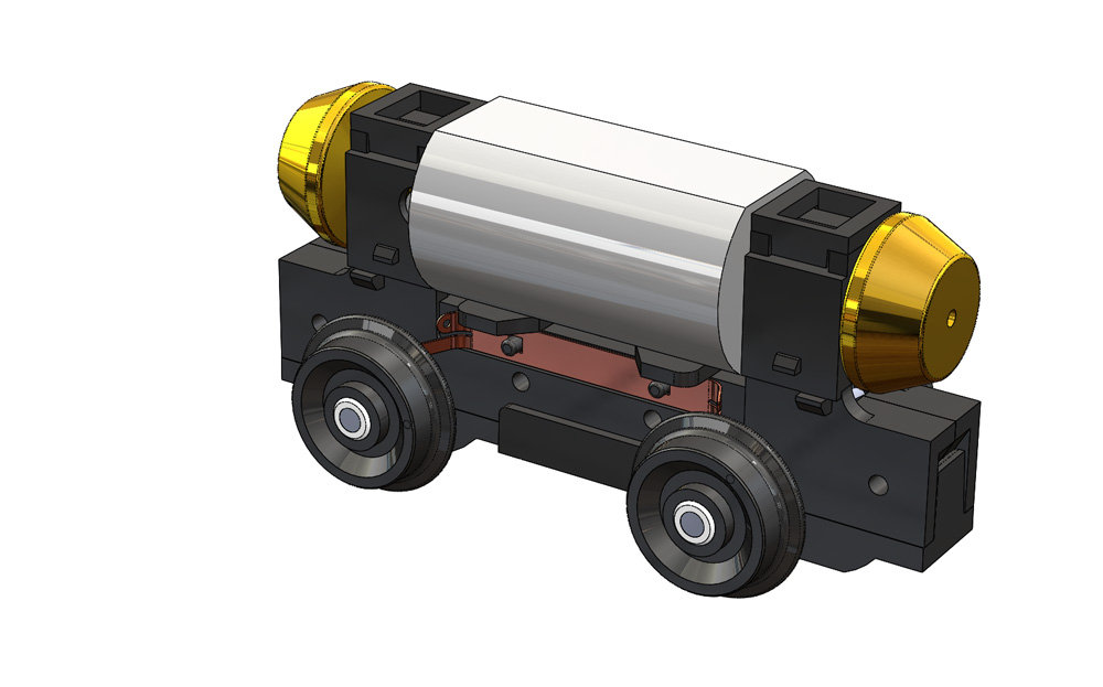 70813 Universalantrieb-Festeinbau H0m 30,5mm