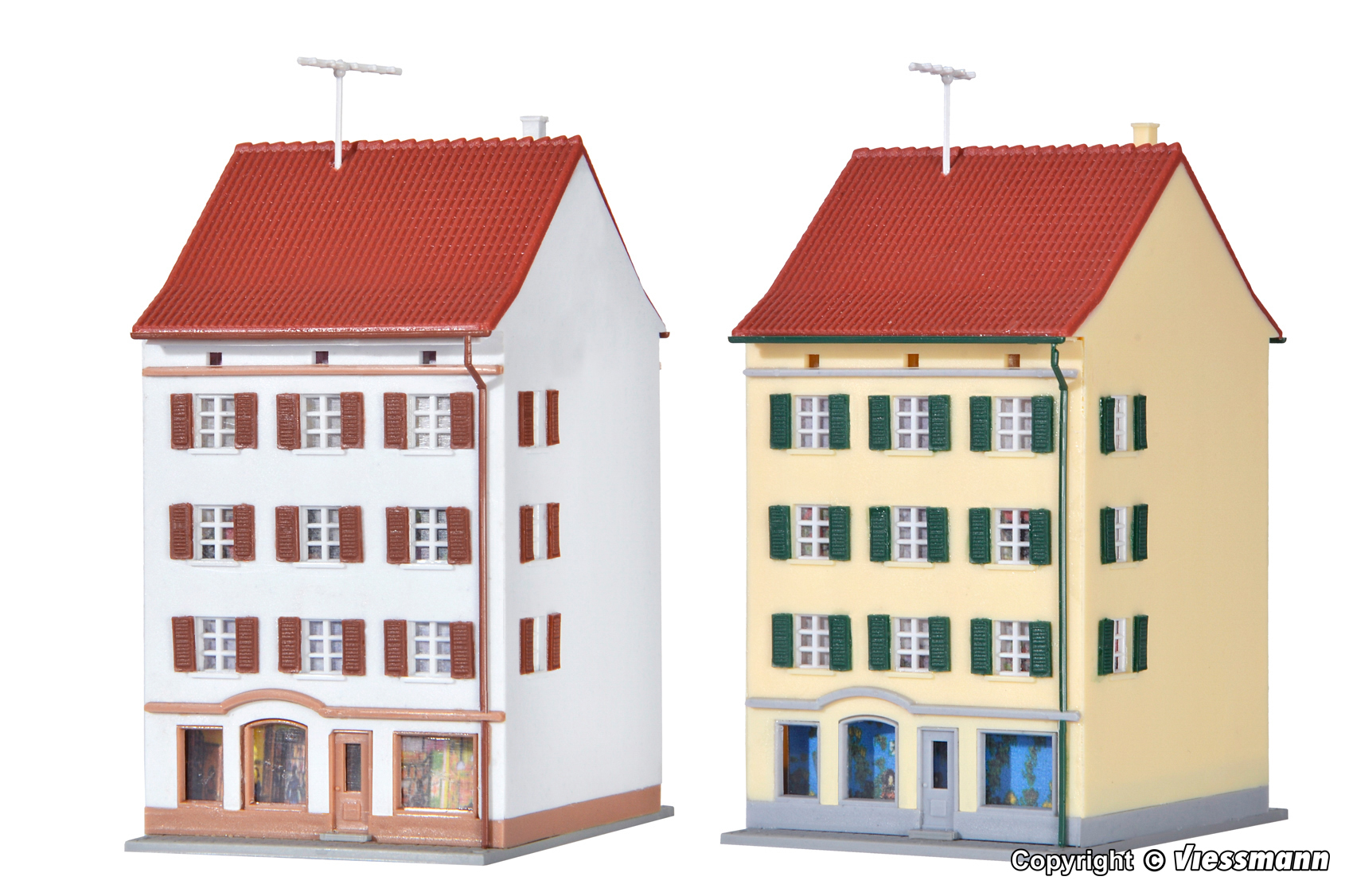 Kibri 36843 Wohnhaus mit Ladengeschäft, 2 St.
