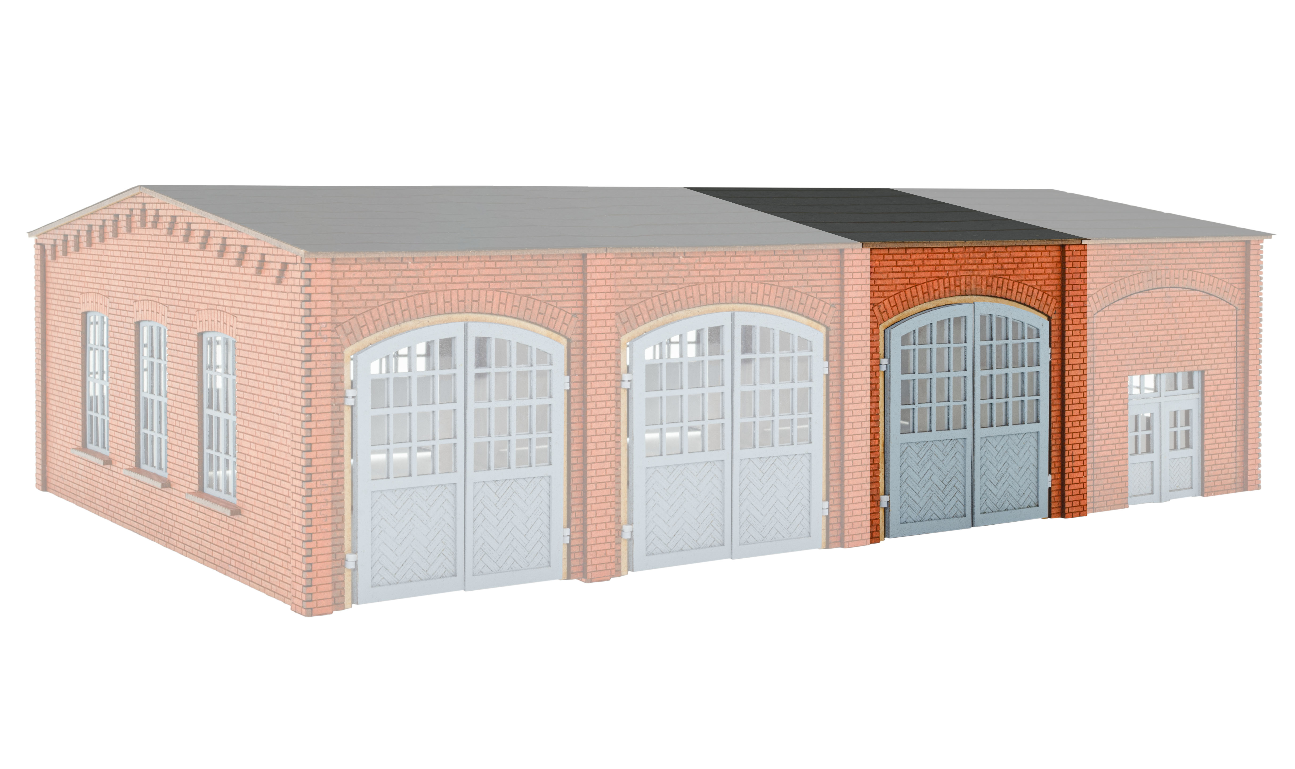 45643 H0 Erweiterungs-Set für LKW-Werkstatt