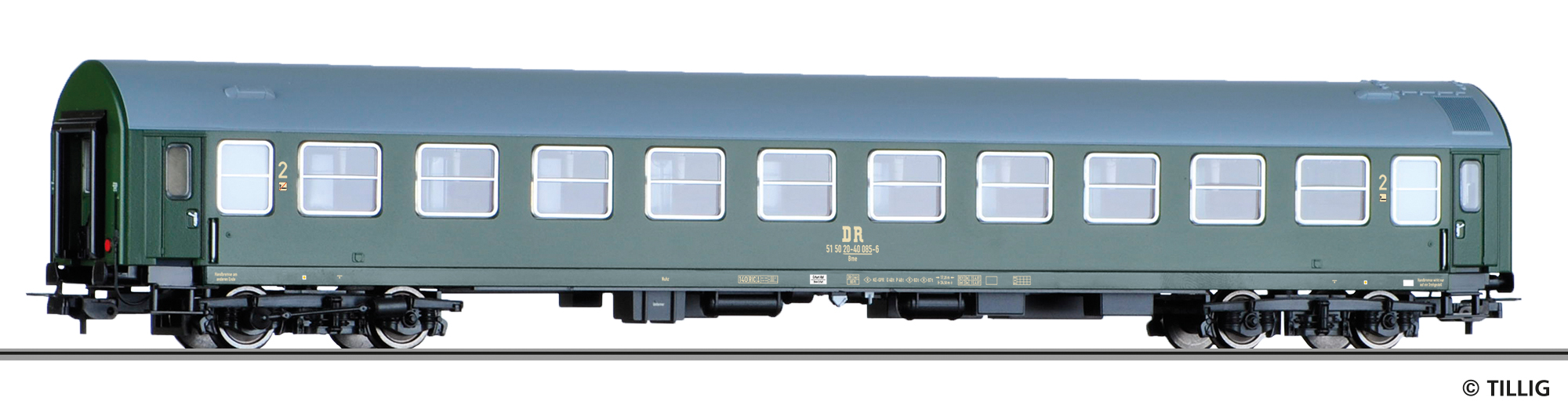 75025 Reisezugwagen 2. Klasse Bm der DR