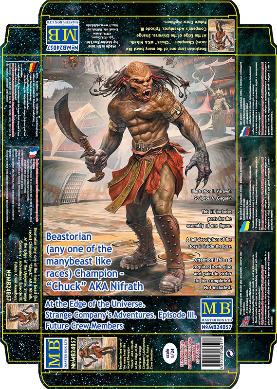 Master Box Ltd. MB24057 Beastorian (of t. many beast like races)