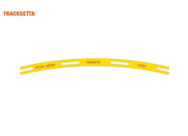 NT15 Schablone für 381 mm Radius