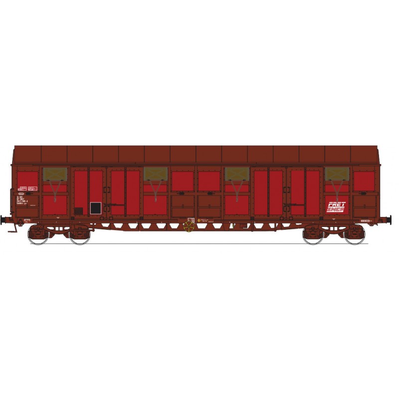 16023 SNCF gedeckter Güterwagen 4-achs Ep.4/5