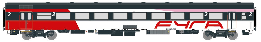 Exact-train 11142 NS Reisezugwagen ICRm Fyra B Ep.6