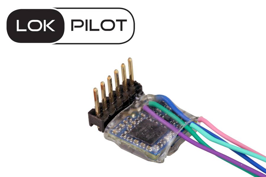 59837 LokPilot V5 micro DCC/MM/SX 6-pin