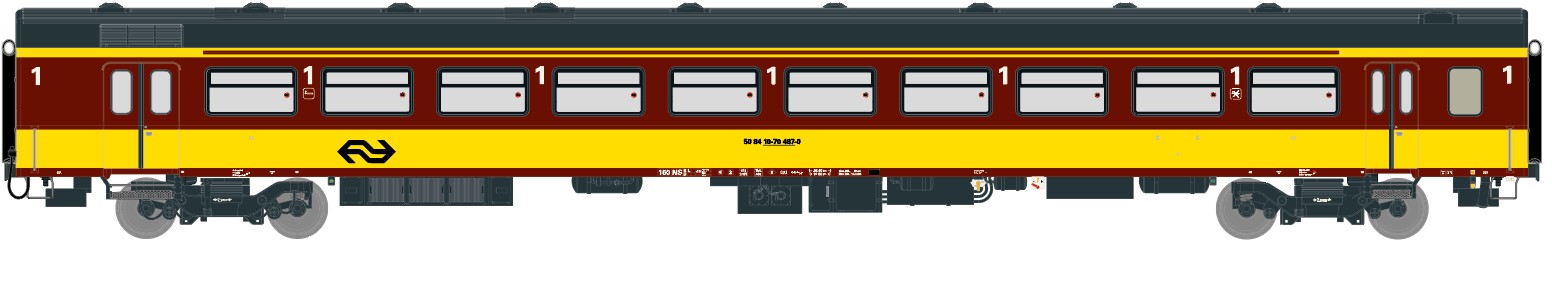 Exact-train 11080 NS Reisezugwagen ICR A Ep.4